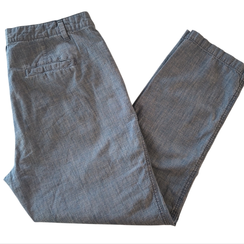 GAP 100% Cotton Blue Girlfriend Chinos Size 10